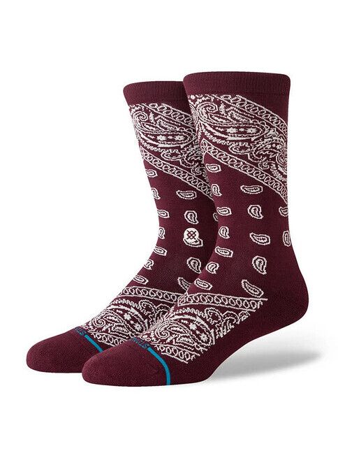 Stance Socken Barrio Crew wine