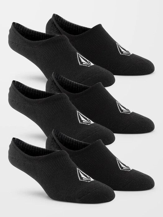 Volcom Socken&#x20;Stones&#x20;No&#x20;Sho&#x20;Socks&#x20;3Pack&#x20;black