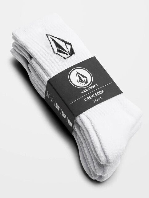 Volcom Socken Full Stone Sock 3 Pack white