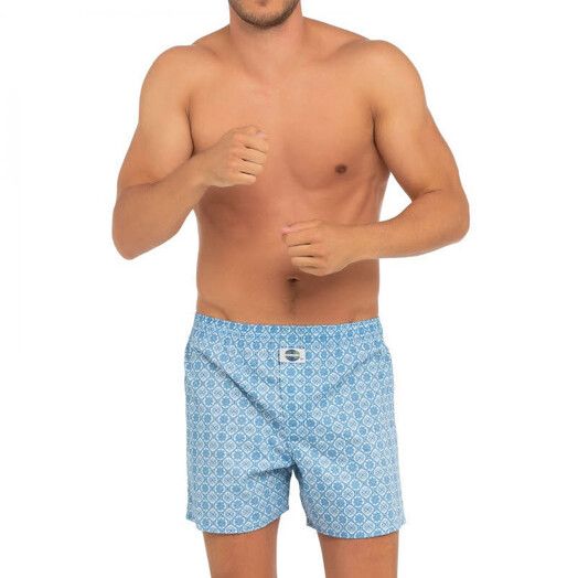 Deal Boxershort&#x20;Mosaik&#x20;blau