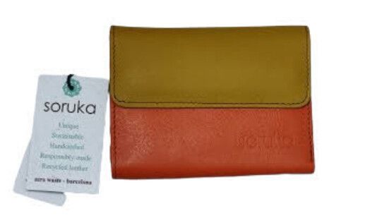 Soruka Geldbeutel&#x20;Rings&#x20;Plain&#x20;Wallet&#x20;10x12&#x20;beige&#x20;pink