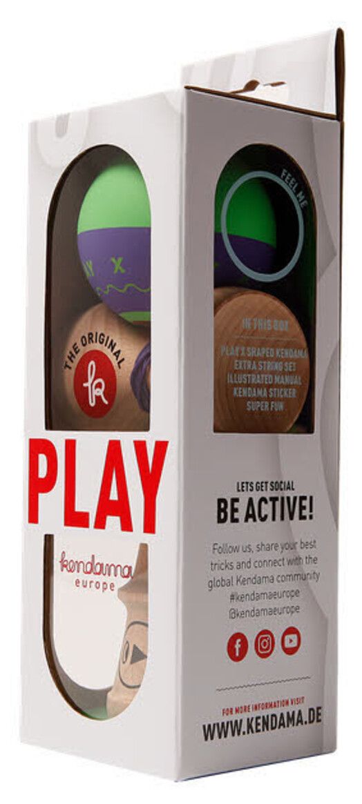 Kendama Geschicklichkeitsspiel&#x20;Play&#x20;X&#x20;Grip&#x20;greenberry