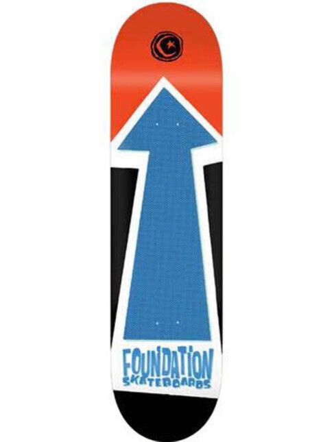 Foundation Skateboards Skateboard Arrow 8.25 black/red