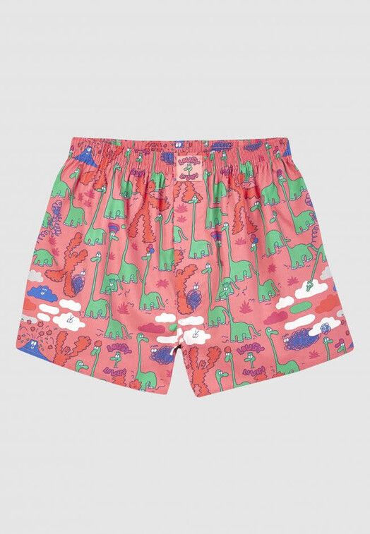 Cleptomanicx Boxershort&#x20;Dinos&#x20;pink