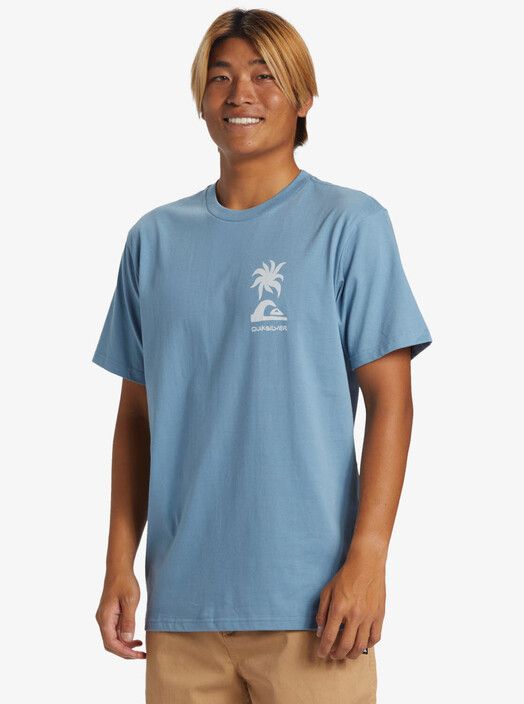 Quiksilver T-Shirt&#x20;Tropical&#x20;Breeze&#x20;blue&#x20;shadow