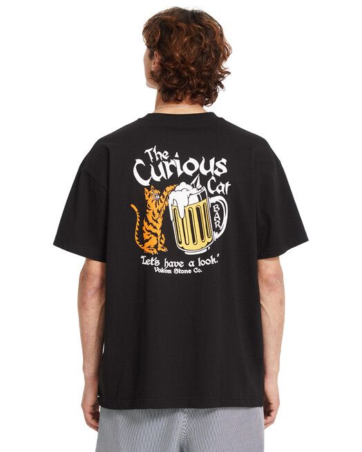 Volcom T-Shirt&#x20;Curious&#x20;Cat&#x20;T-Shirt