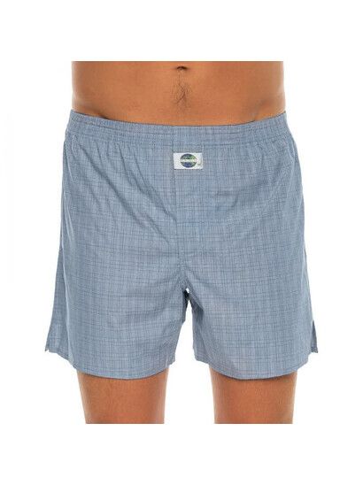 Deal Boxershort Check Blau Kariert