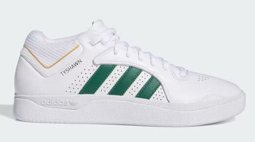 Adidas Skateschuh&#x20;Tyshawn&#x20;ftwhite&#x20;dark&#x20;green