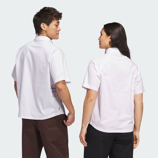 Adidas Hemd&#x20;Shmoofoil&#x20;Fighter&#x20;Button-Up&#x20;white