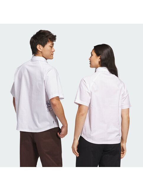Adidas Hemd Shmoofoil Fighter Button-Up white