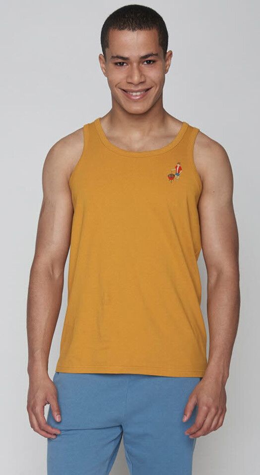 GreenBomb Tanktop&#x20;Lifestyle&#x20;BBQ&#x20;ochre