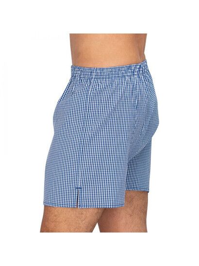 Deal Boxershort Check blau kariert