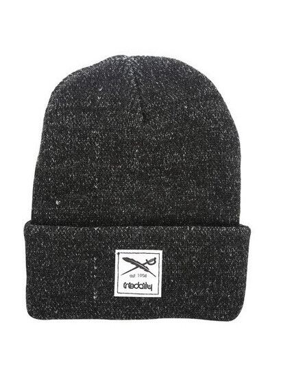 iriedaily Mütze Smurpher Heavy Beanie black melange