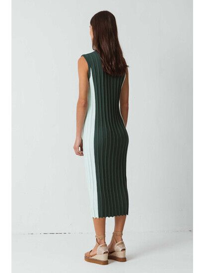 Skunkfunk Kleid Agus deep green