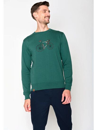 GreenBomb Sweater Bike Enzo jungle green