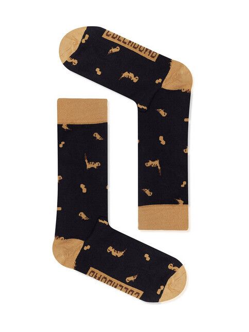 GreenBomb Socken Animal Meerkat black