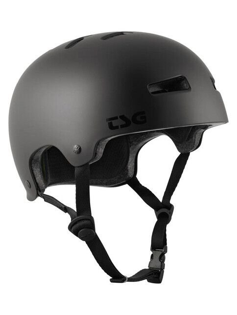 TSG Helm Evolution Solid Color satin dark black