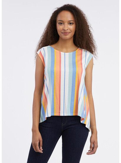 Ragwear Top Domca Stripes light combo