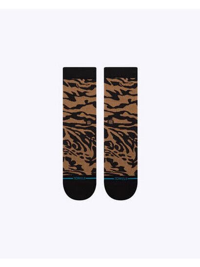 Stance Socken Animalistic Crew blackbrown