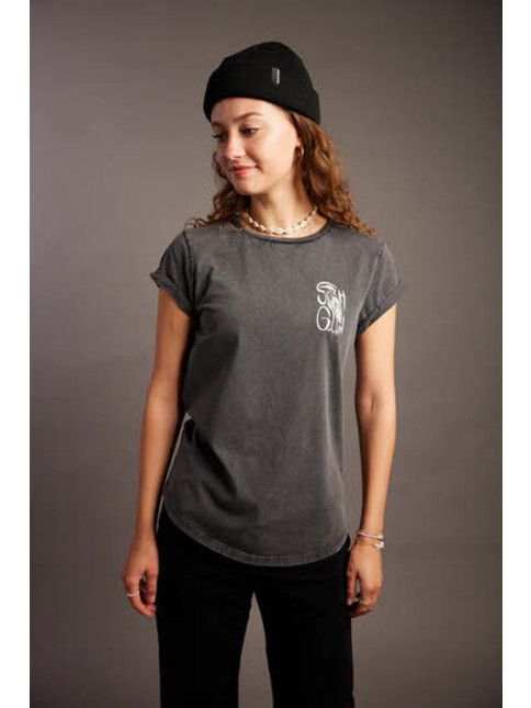 Shotgun T-Shirt Sir Fish a Lot black washed