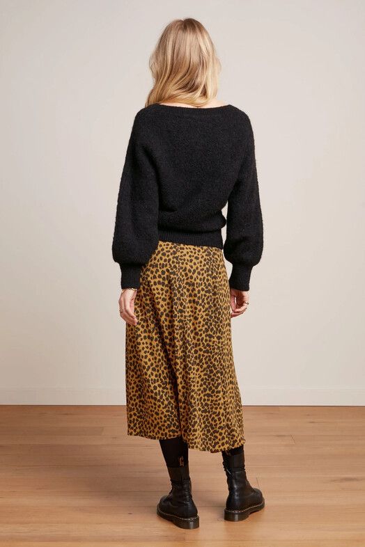 King Louie Rock&#x20;Laia&#x20;Skirt&#x20;Tigre&#x20;golden&#x20;brown