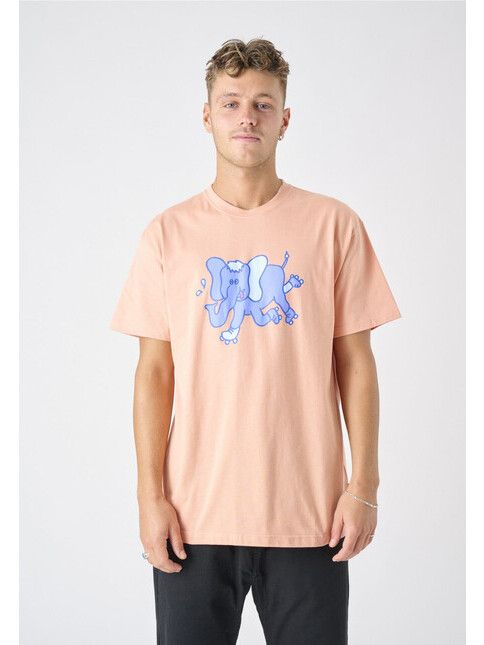 Cleptomanicx T-Shirt Happy Elefant canyon sunset