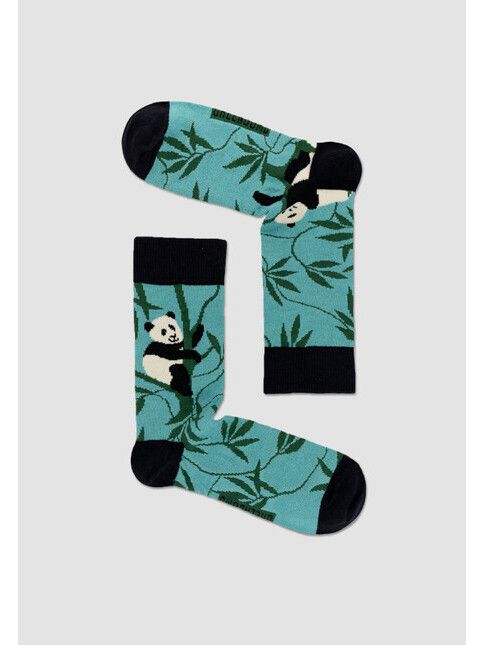 GreenBomb Socken Animal Panda light green