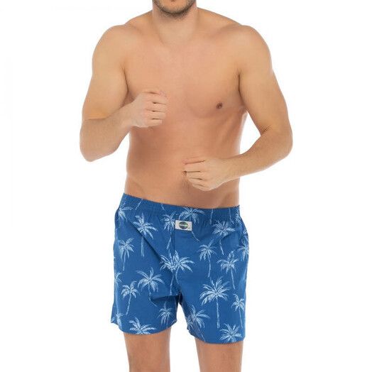 Deal Boxershort&#x20;Palme&#x20;blau