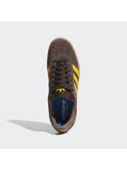 Adidas Skateschuh Gazelle ADV deep brown yellow