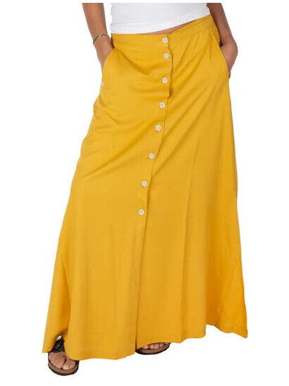 iriedaily Rock Civic Eco Maxi Skirt ochre