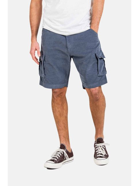 Reell Short City Cargo Short baby cord grey blue