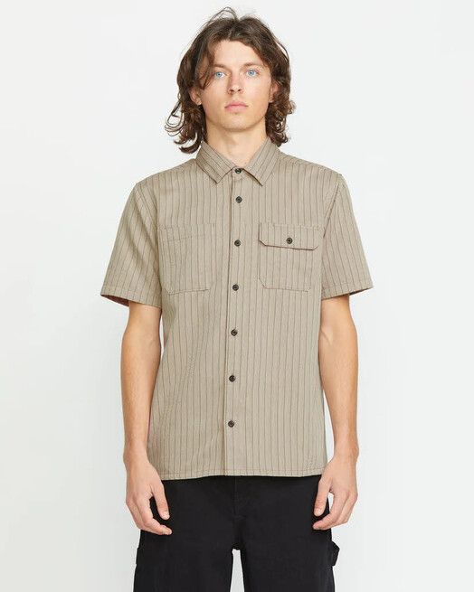 Volcom Hemd&#x20;Trade&#x20;Stone&#x20;Shirt&#x20;light&#x20;khaki