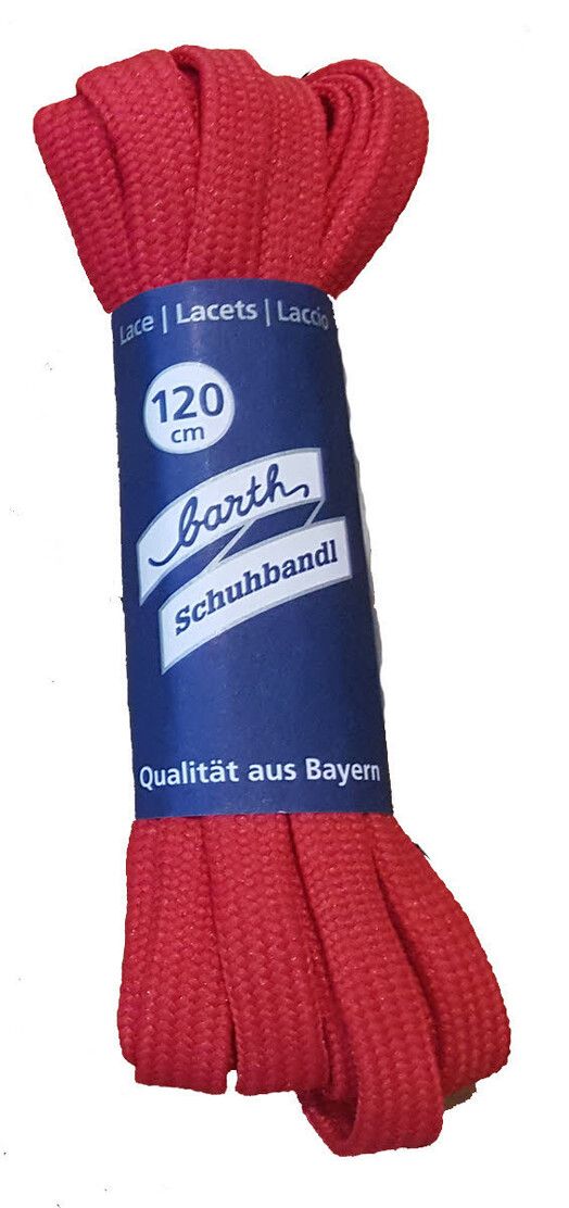  Schn&#x00FC;rsenkel&#x20;Mode&#x20;flach&#x20;uni&#x20;rot