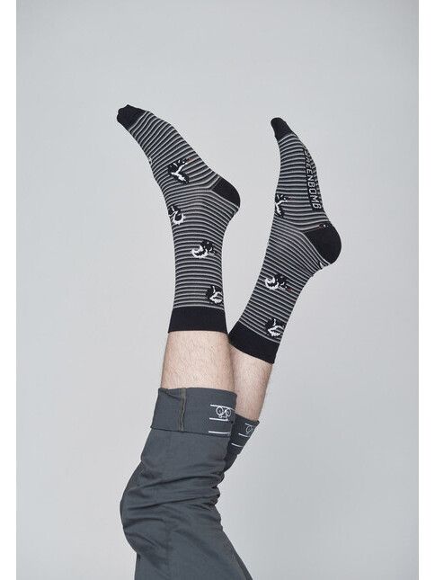 GreenBomb Socken Animal Skunk black