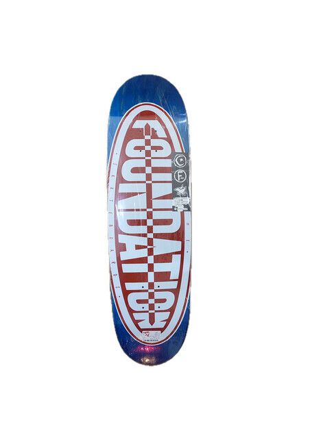 Foundation Skateboards Skateboard Oval Egg navy red 8.8