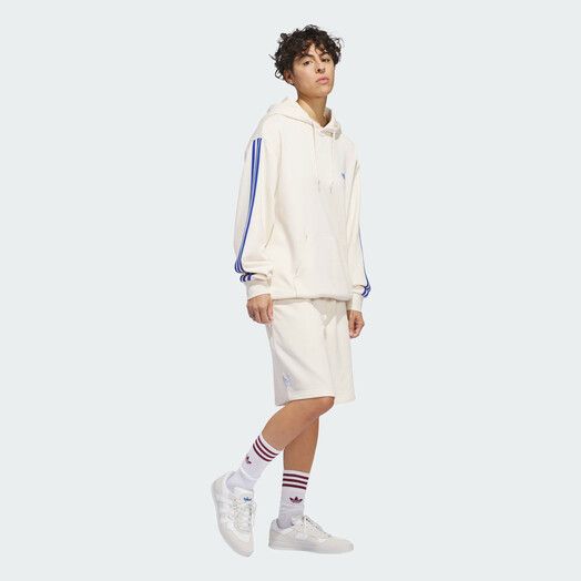 Adidas Kapuzenpullover&#x20;Shmoo&#x20;Featherweight&#x20;Hoodie&#x20;white&#x2F;blue