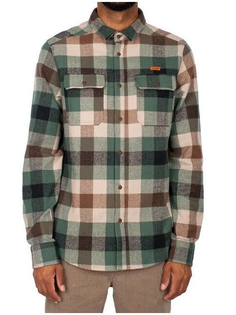 iriedaily Hemd Lumber Fella Shirt jungle green