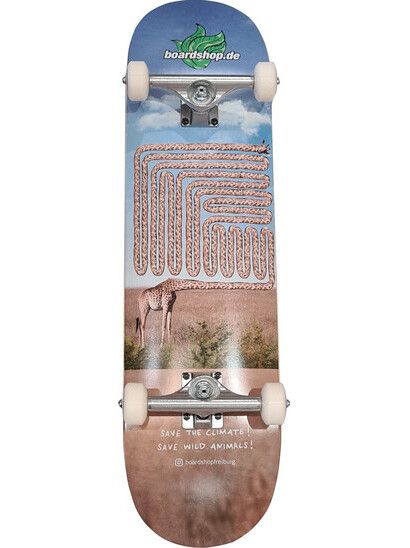 Boardshop Skateboard Giraffe 8.375 complete hollow