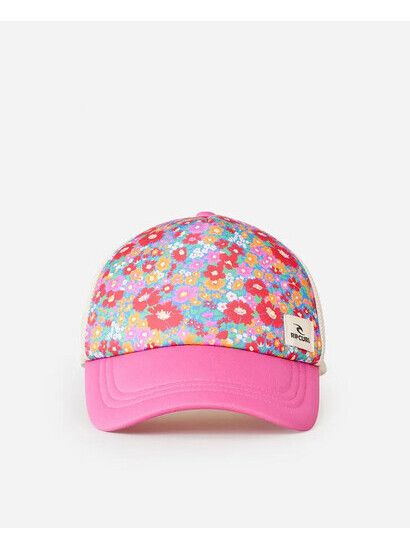 Rip Curl Cap Mixed Yardage Trucker pink