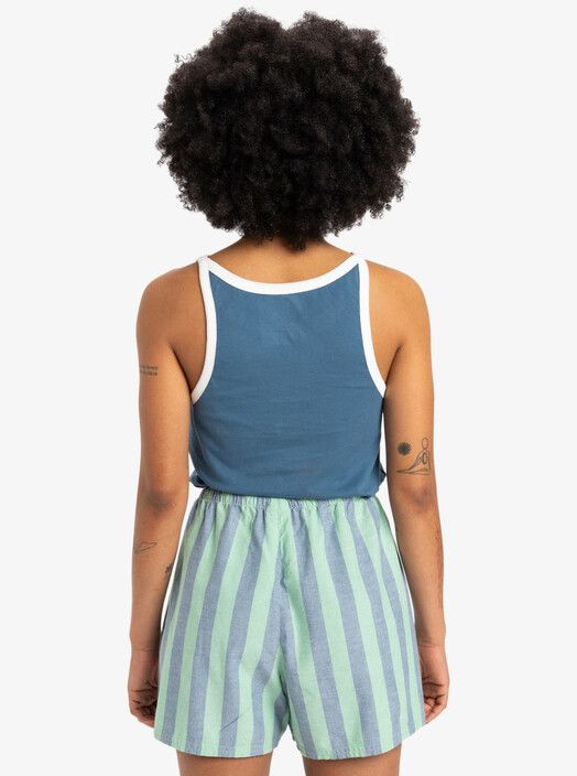 Quiksilver Women Short&#x20;AOP&#x20;Volley&#x20;green&#x20;spruce&#x20;stripe