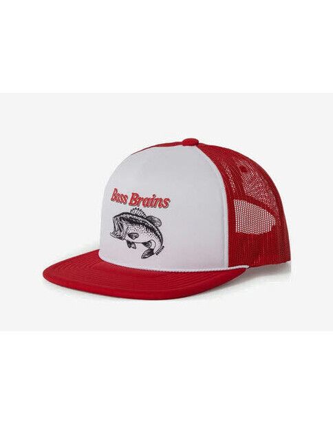 Brixton Cap Bass Brains FT MP Trucker crimson/white