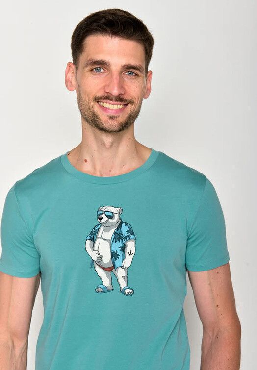 GreenBomb T-Shirt&#x20;Animal&#x20;Beach&#x20;Bear&#x20;marine&#x20;blue