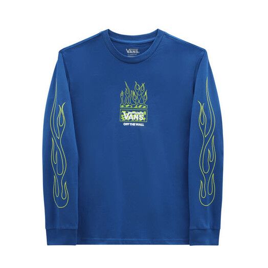 Vans Longsleeve&#x20;Neon&#x20;Flames&#x20;Kids&#x20;LS&#x20;true&#x20;blue