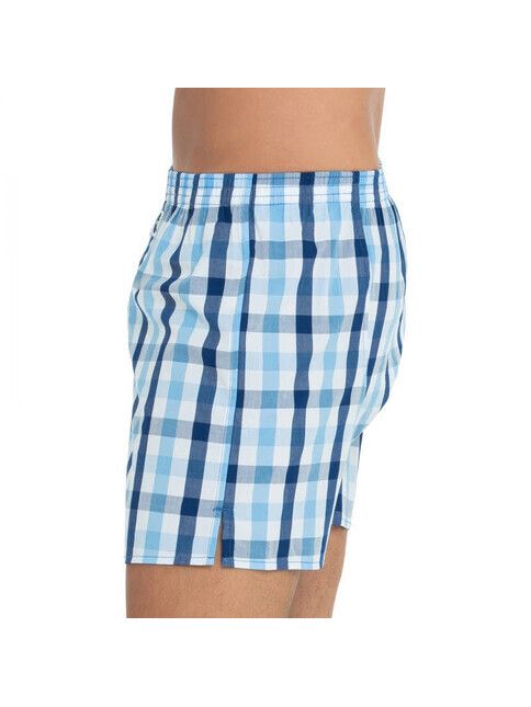 Deal Boxershort Check blau/weiß kariert