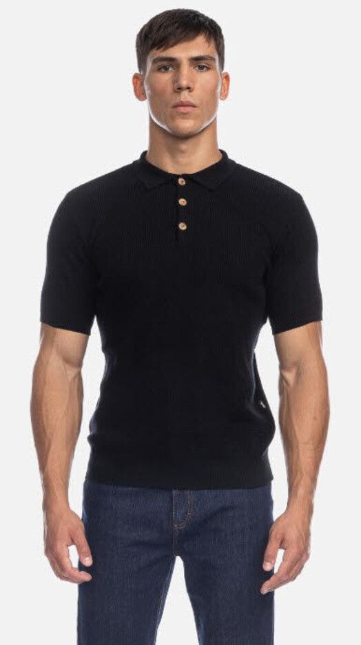 ATO Berlin T-Shirt&#x20;Polo&#x20;Arnold&#x20;GOTS&#x20;black