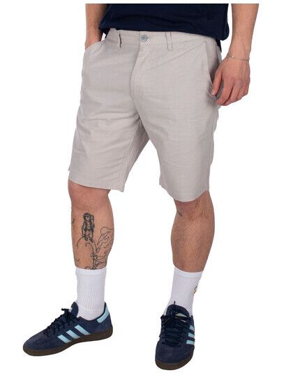 iriedaily Short Golfer Chambray Short cloud grey