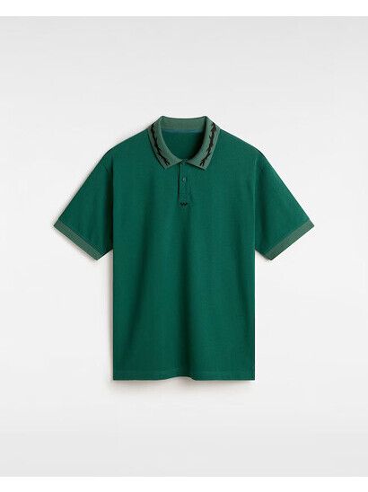 Vans T-Shirt Skate Mesh Polo rain forest