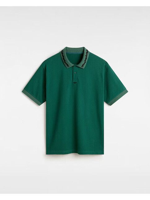 Vans T-Shirt Skate Mesh Polo rain forest