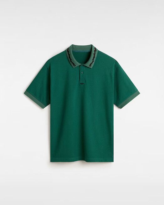 Vans T-Shirt&#x20;Skate&#x20;Mesh&#x20;Polo&#x20;rain&#x20;forest