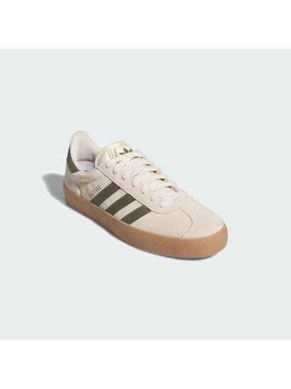 Adidas Skateschuh Gazelle ADV ecru tint/focus olive/gum